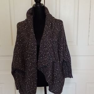 Lane Bryant batwing sweater with open front